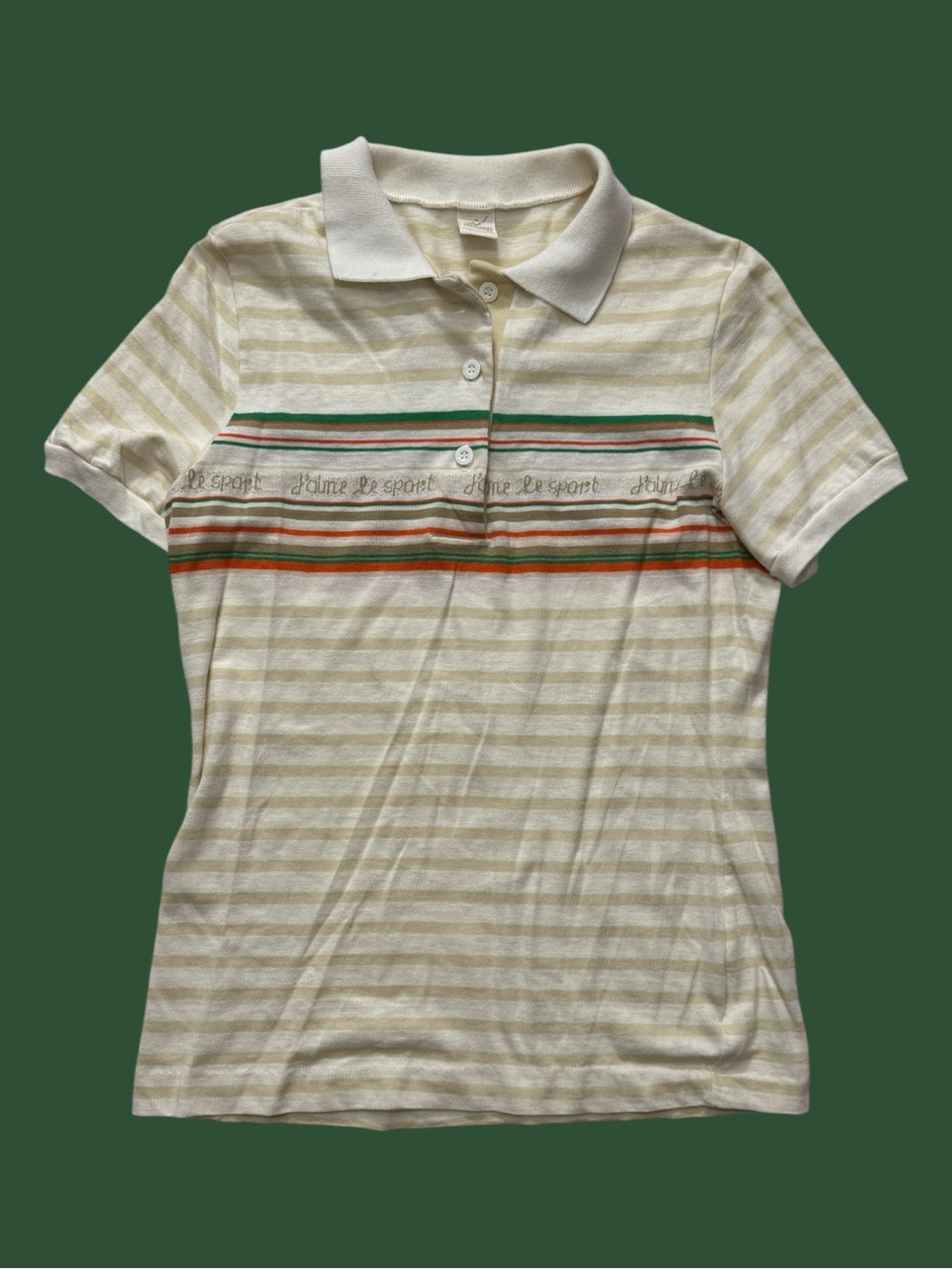 Rare 60’s Vintage Jantzen Striped Sport Polo